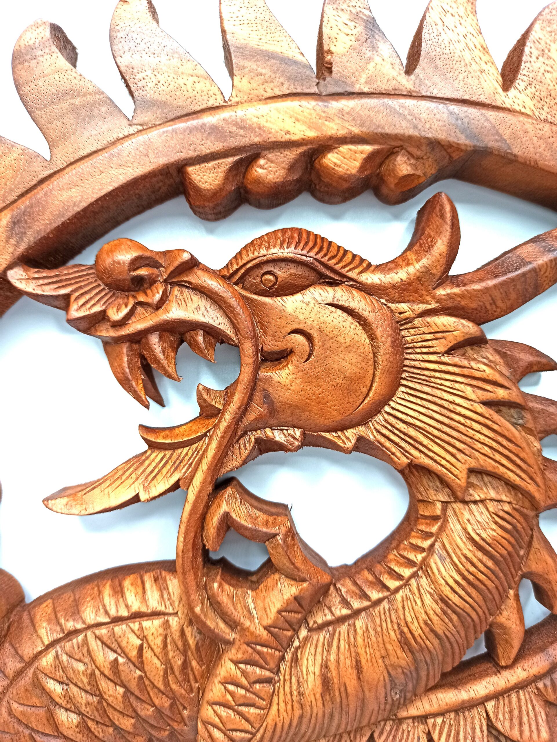 Second image of Panel de madera- Dragon 40cm