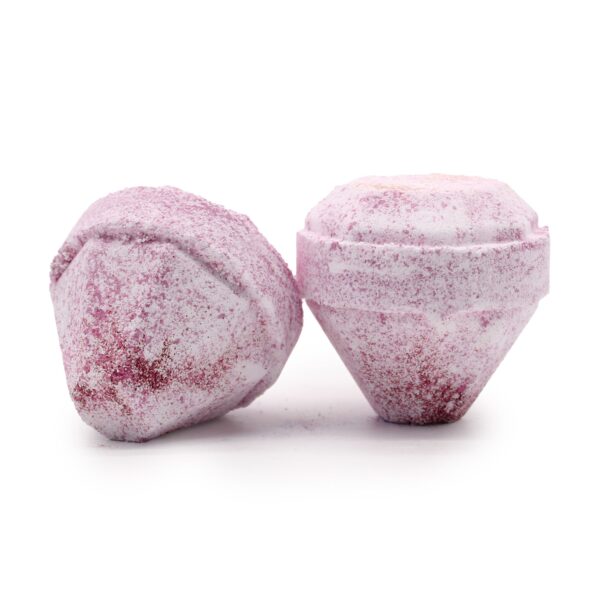 Second image of Bomba de Baño de Piedras Preciosas - Blanca y Roja