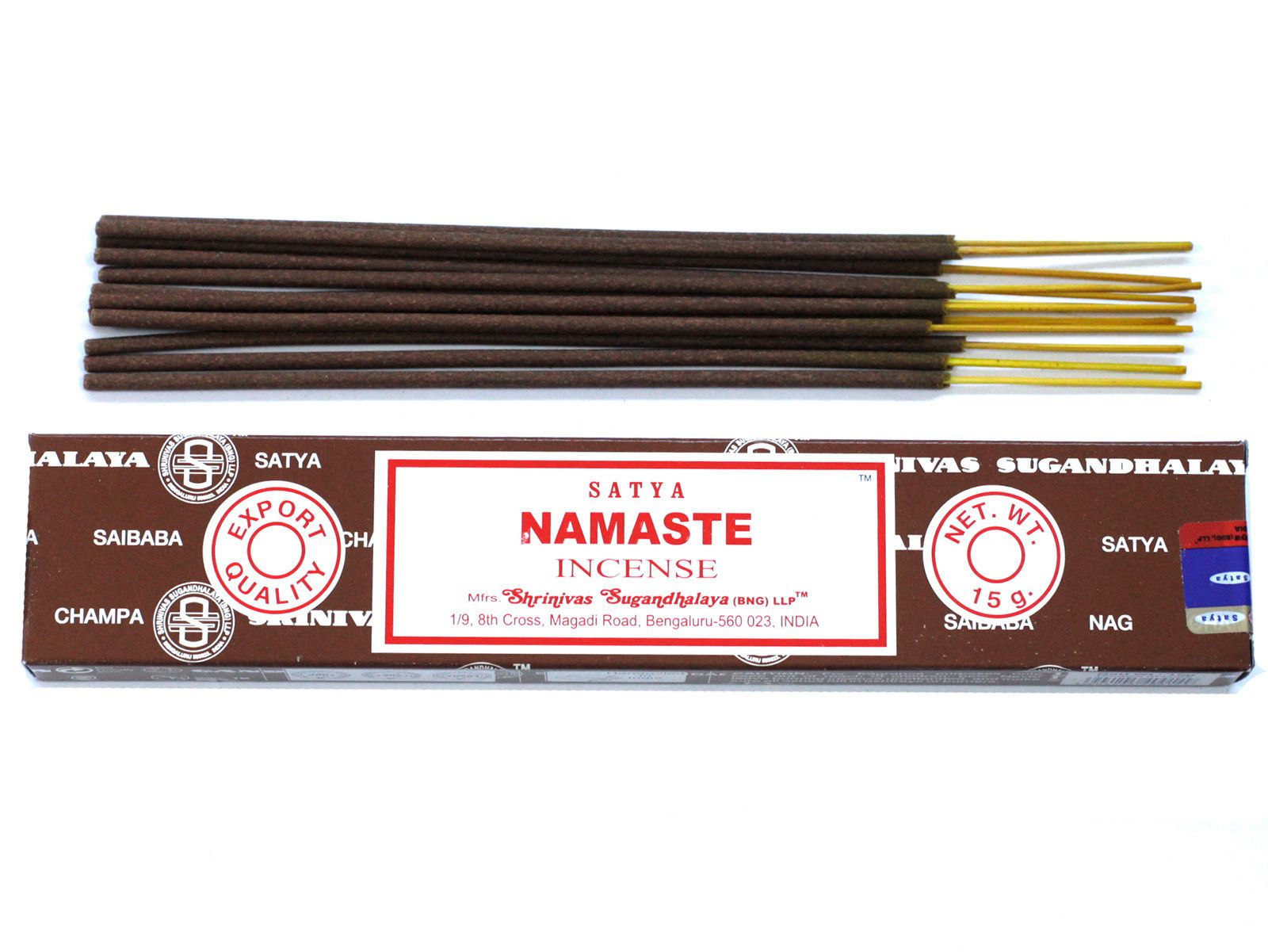 Second image of Varillas de Incienso Satya 15gm - Namaste