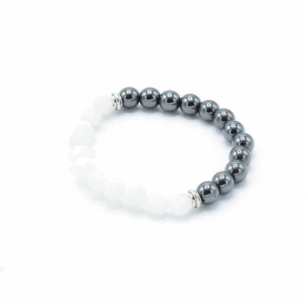 Second image of Pulsera de Piedra Preciosa Tallada - Piedra de Cuarzo Mágnetico