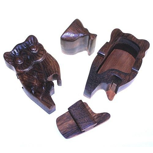 Second image of Caja mágica de Bali - Búho