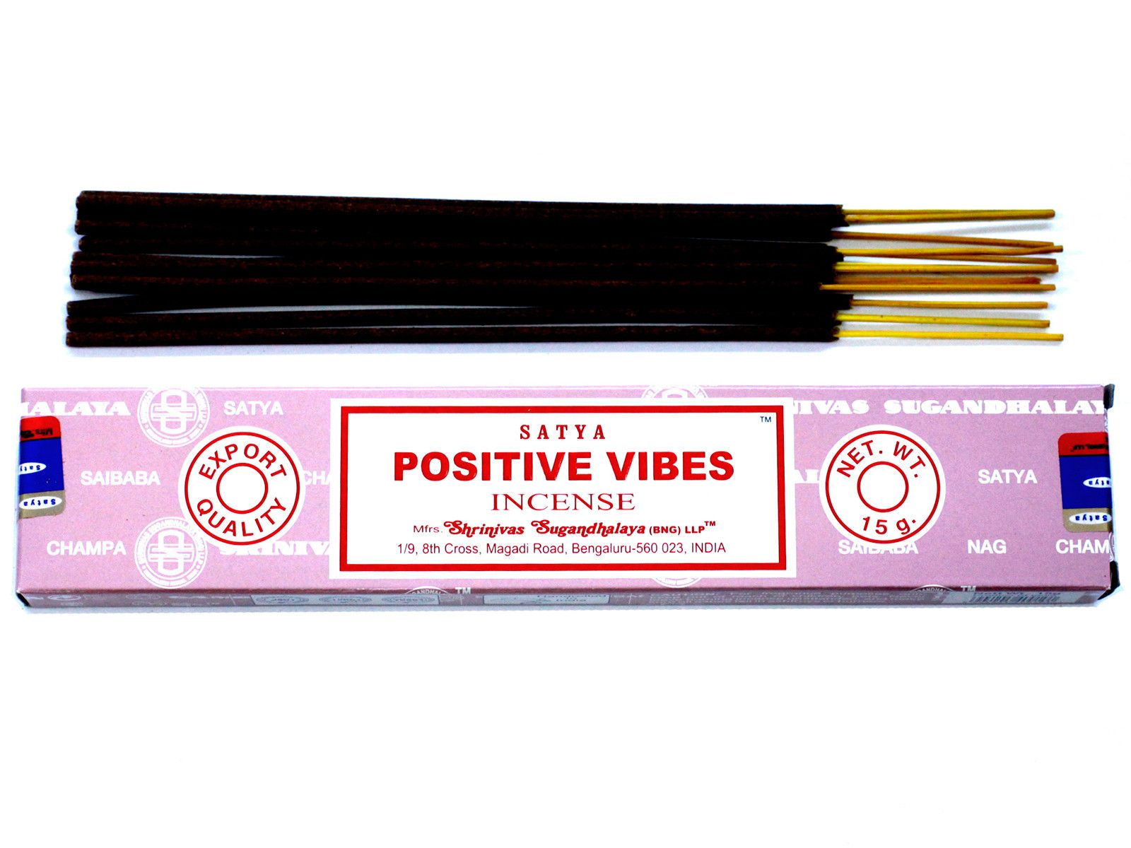 Second image of Varillas de Incienso Satya 15gm - Vibras positivas