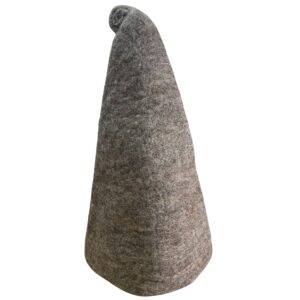 Sombrero de mago de sauna de fieltro - Marrón natural