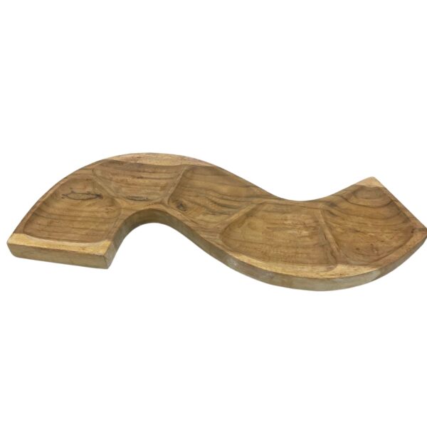 Second image of Cuenco de Madera Teca - Forma de serpiente (aprox. 55cm)