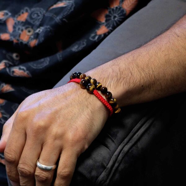 Second image of Pulseras de Doble Poder de Piedras Preciosas - Ojo de Tigre