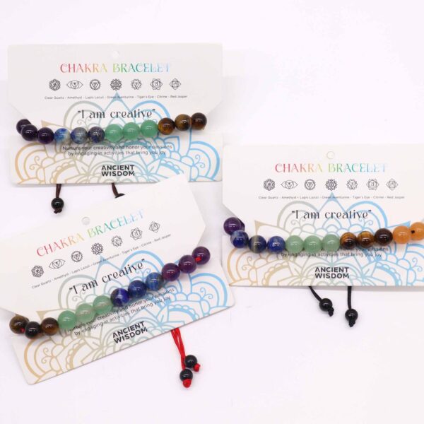 Second image of Pulseras de chakras - 21 piedras