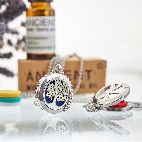 Second image of Collar de Joyería de Aromaterapia - OM Chakra - 30mm
