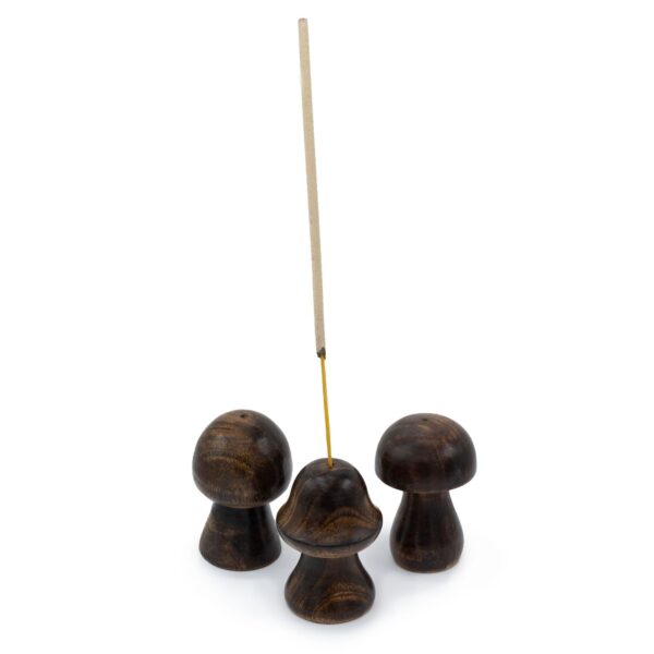 Second image of Set de 3 Mini Setas de Incienso (8cm 7cm 6.5cm)