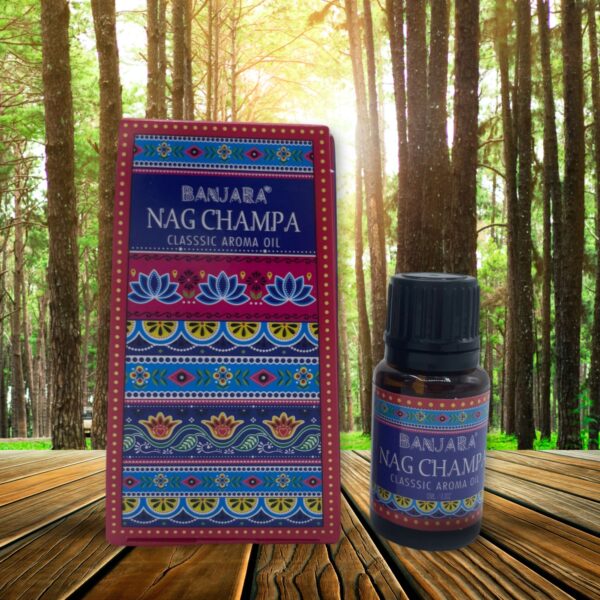 Second image of Aceite con Fragancia de la India Banjara 10ml - Nag Champa