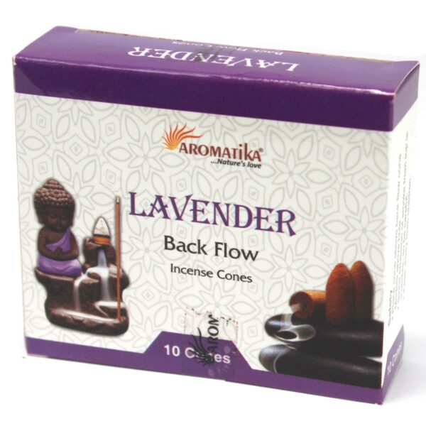 Second image of Conos de Incienso Reflujo Aromatika - Lavanda