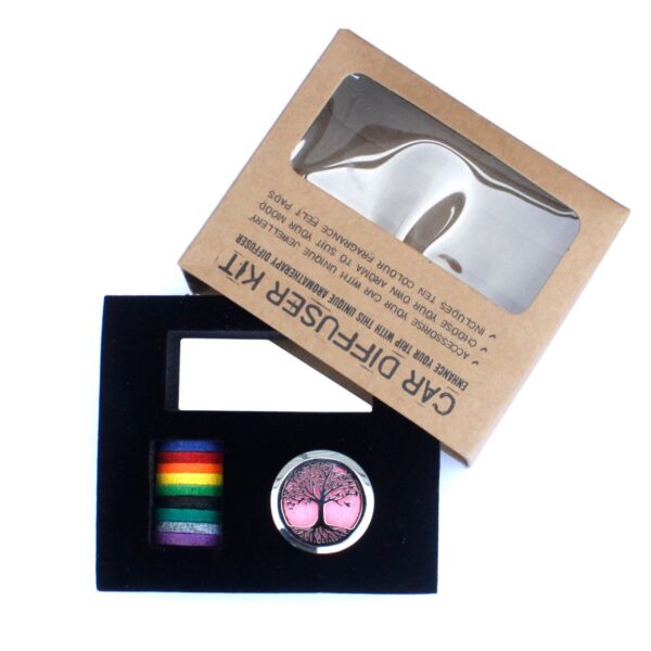 Second image of Kit difusor para coche - Estaño yoga chakra - 30mm