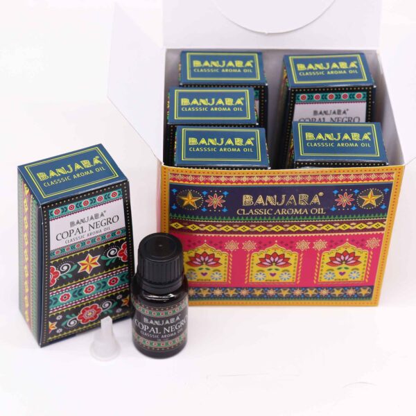 Second image of Aceite con Fragancia de la India Banjara 10ml - Copal Negro