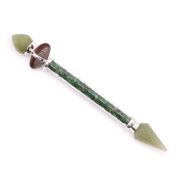 Second image of Varita Magica Shiva Lingam - Aventurina Verde - Felicidad