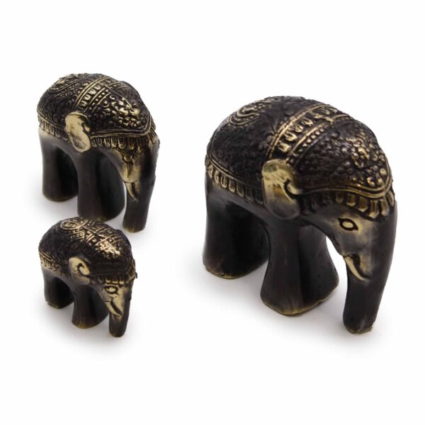 Second image of Elefante de arte conjunto de 3