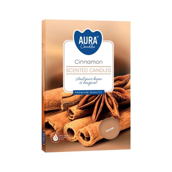 Second image of 1x Set de 6 Velas de Té Perfumadas - Canela