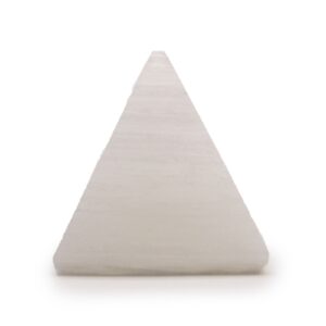 Pirámide de selenita - 5 cm