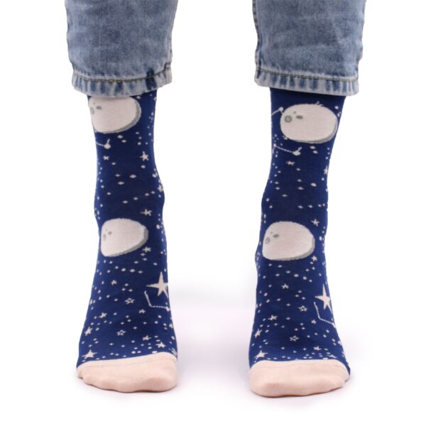 Second image of Calcetines de bambú Hop Hare (S/M) - Moonwalk
