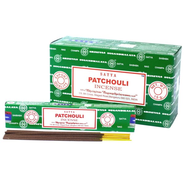 Second image of Varillas de Incienso Satya 15gm - Patchouli