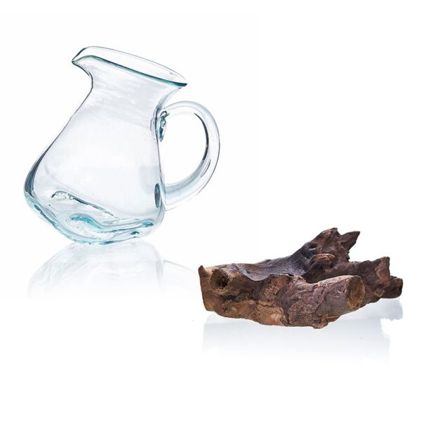 Second image of Vidrio Fundido Sobre Madera - Jarra de Agua
