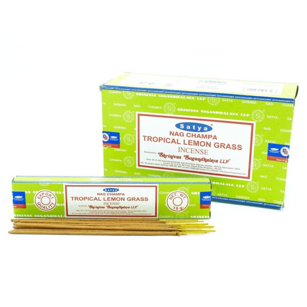 Second image of Varillas de Incienso Satya 15g - Tropical Lemongrass
