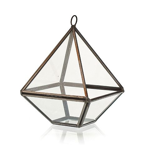 Second image of Terrario de Vidrio - Pequeño diamante