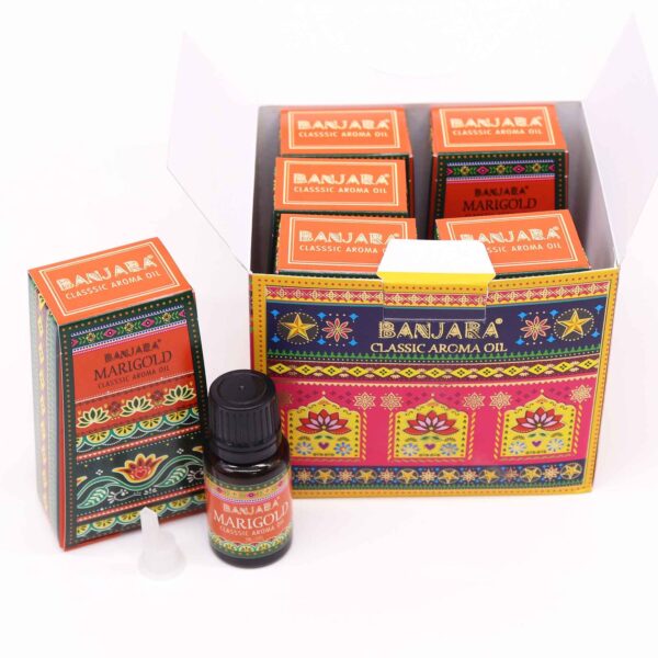 Second image of Aceite con fragancia de la India Banjara 10ml - Caléndula