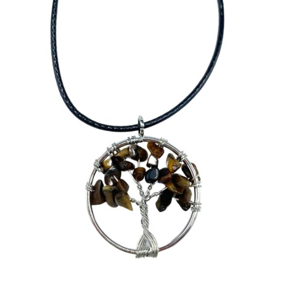 Second image of Colgante Árbol de la Vida - Ojo de Tigre