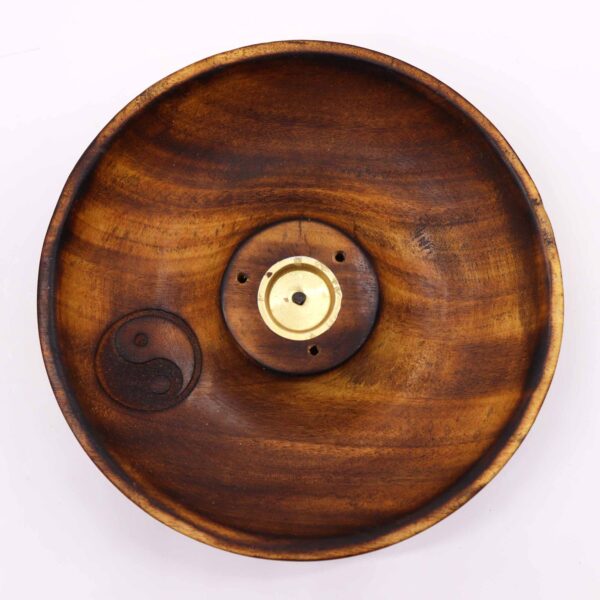 Second image of Disco porta incienso para conos y varillas - Ying & Yang
