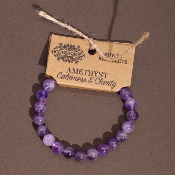 Second image of Brazalete de Energía - Amatista