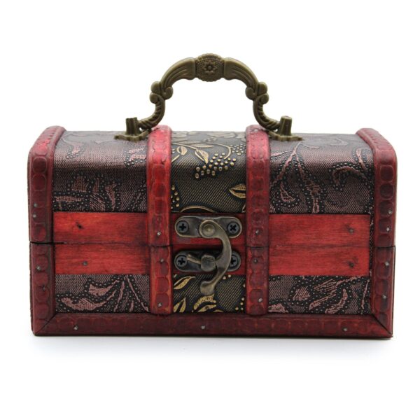 Second image of Lrg Caja Colonial - Panel Dorado