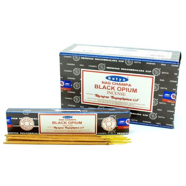 Second image of Varillas de Incienso Satya 15g - Black Opium