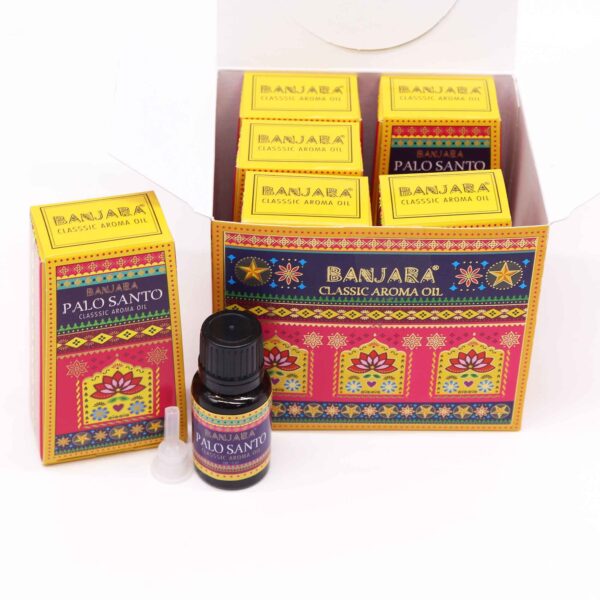 Second image of Aceite con fragancia de la India Banjara 10ml - Palo Santo