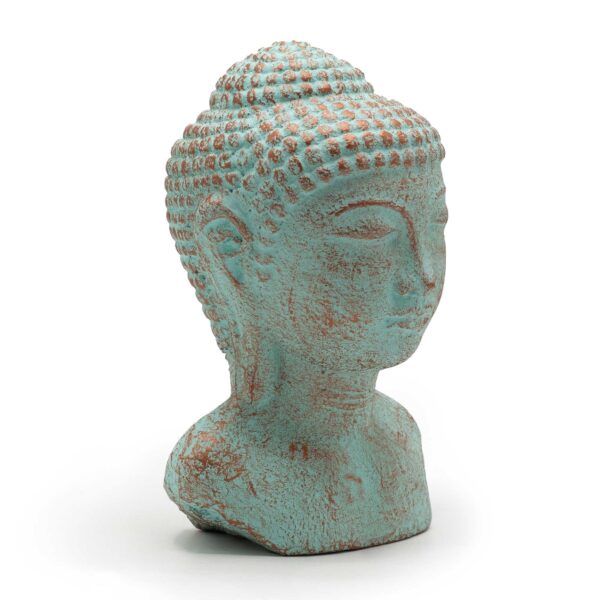 Second image of Cabeza de Buda Tranquilidad - Cobre verde