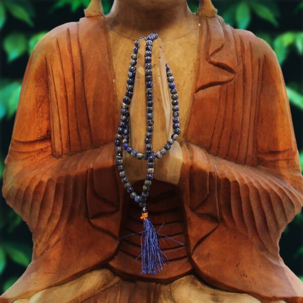Second image of 108 Japamala - Lapis