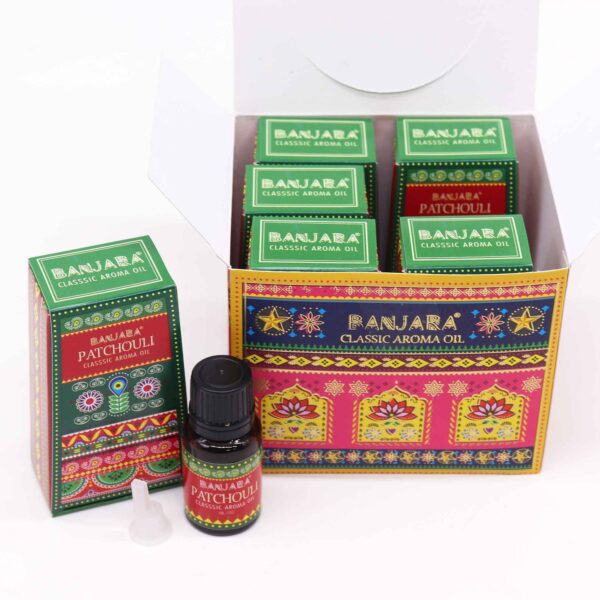 Second image of Aceite con fragancia de la India Banjara 10ml - Pathchouli