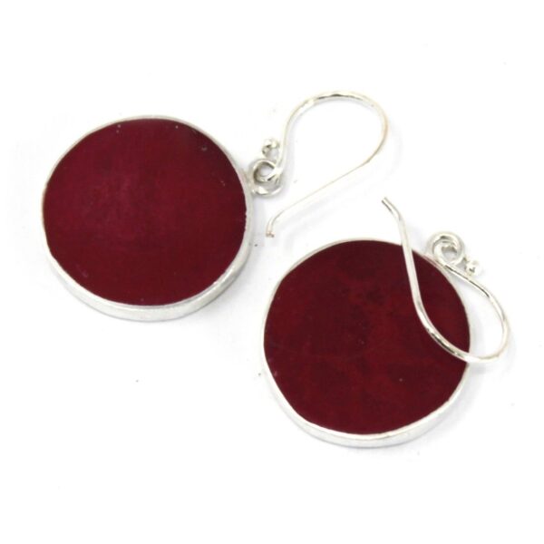 Second image of Pendientes Plata de Árbol de la Vida 15mm - Efecto Coral