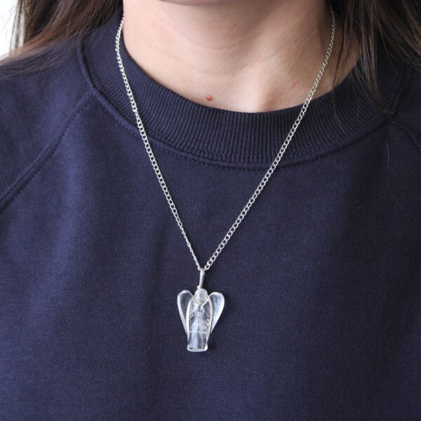 Second image of Colgante de Ángel de la Guarda de Piedras Preciosas - Amatista