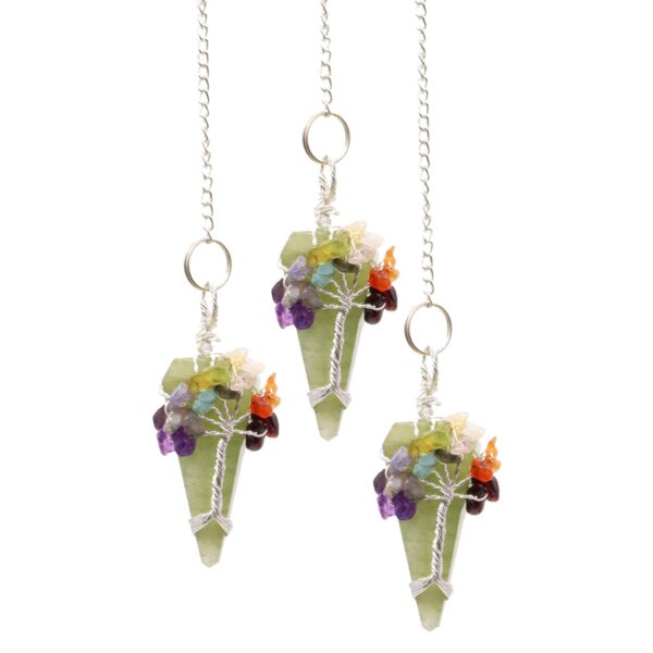 Second image of Péndulo Mágico - Siete Chakras - Aventurina