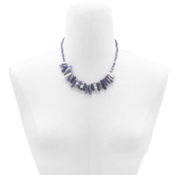 Second image of Collar de gemas Longstone - Sodalita