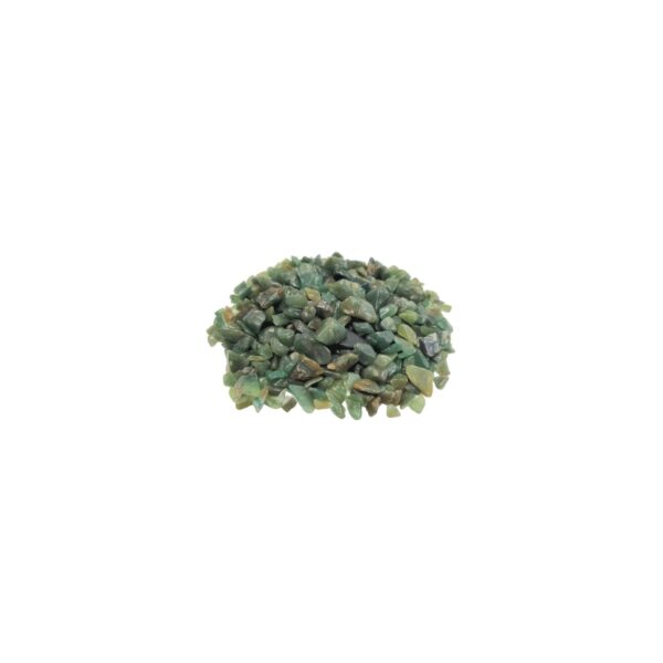 Second image of Green Avenurine Gemstone Chips Bulk - 1KG