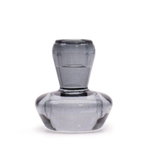 Second image of Portavelas reversible con diseño de seta para cena / vela de té - Gris medianoche