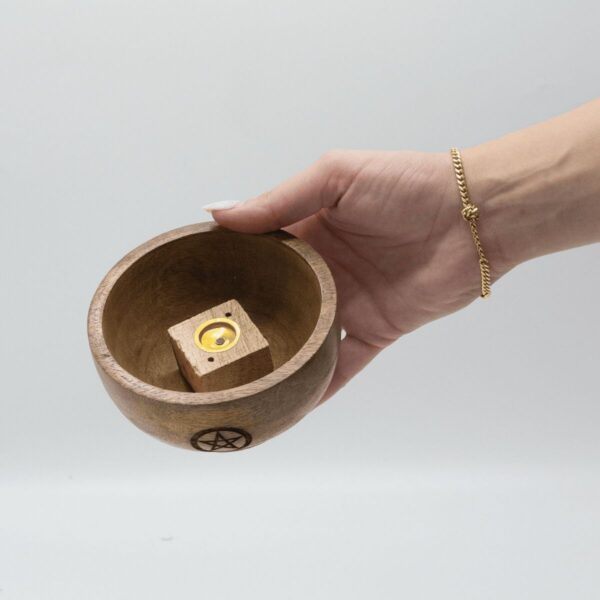 Second image of Pequeño Cuenco Ritual Portaincienso 11x6.cm - (asst esoteric)