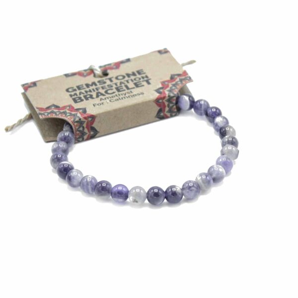 Second image of Pulsera Manifestación de Piedras Preciosas - Amatista - Calma
