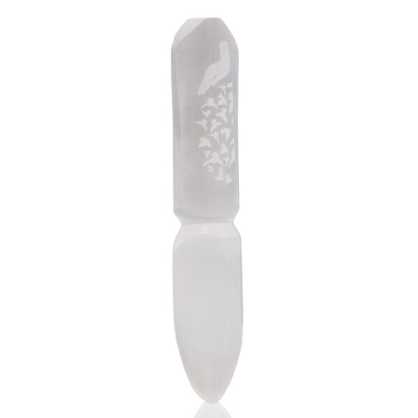 Second image of Cuchillo ritual de selenita - Liberación de ataduras