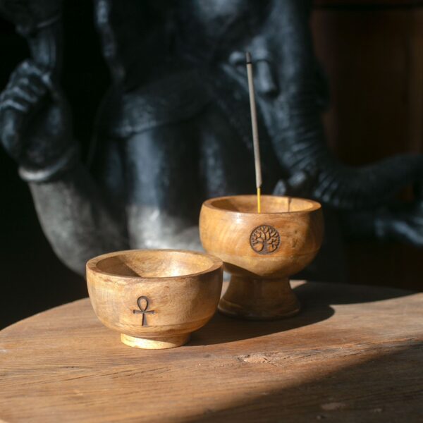 Second image of Portaincienso Cuenco Ritual Grande 11x6.cm - Om