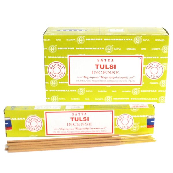 Second image of Varillas de Incienso Satya 15gm - Tulsi