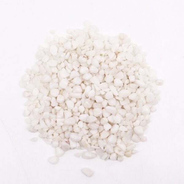 Second image of White Quartz Gemstone Chips Bulk - 1KG