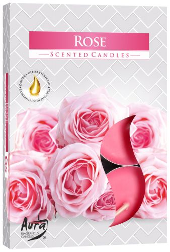 Second image of 1x Set de 6 Velas de Té Perfumadas - Rose