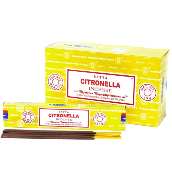 Second image of Varillas de Incienso Satya 15gm - Citronela