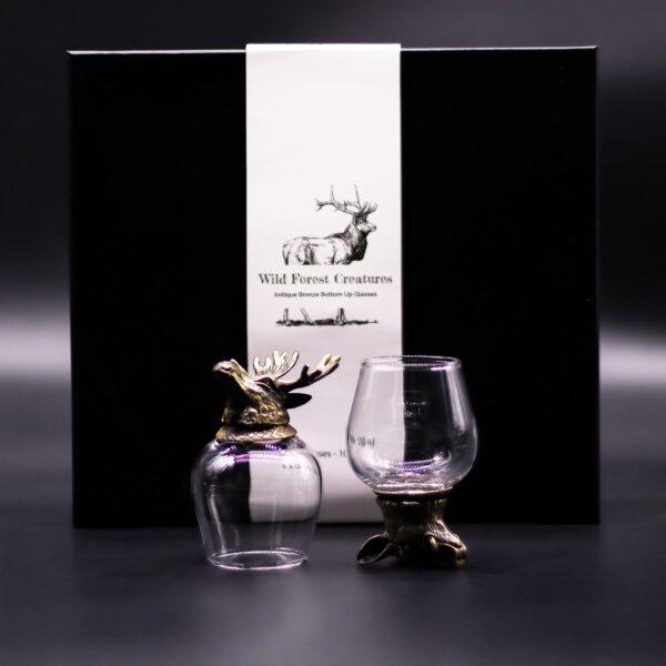Second image of Set de regalo de 6 vasos (50ml) - Criaturas Místicas - Bronce Antiguo